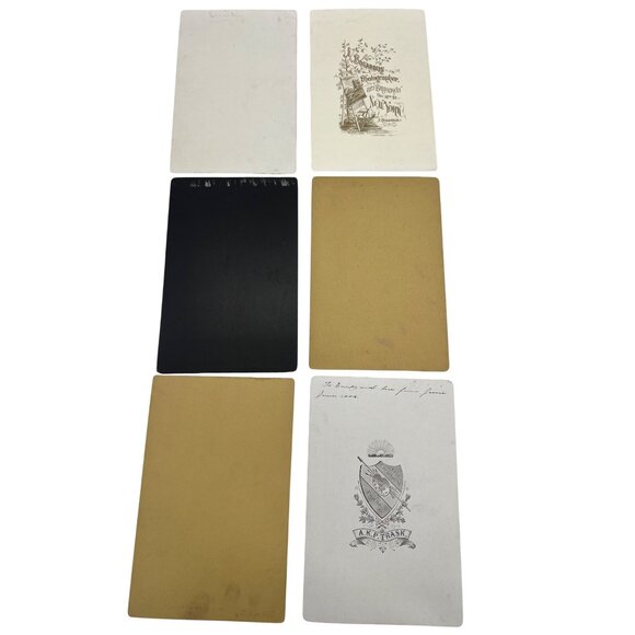 Lot of 6 Victorian Cabinet Card Photos Bogardus Notman Walzl NY NJ PA & More - Picture 2 of 8